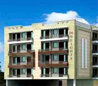 Showing Front view of DS Heights in Sector 13 Gurugram 